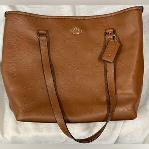 Coach Zip Tote in Crossgrain Leather (F36632)